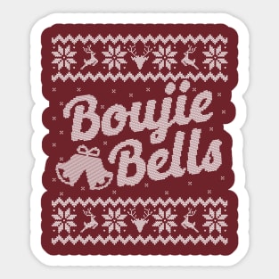 Ugly Christmas Sweater Boujie Bells Sticker